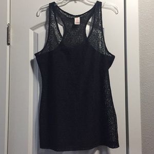 Op brand swimsuit coverup. juniors XL, lace black